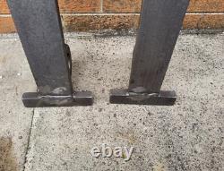 New Jcb/volvo Weld On Industrial Extra Heavy Duty Pair Of Brackets Free Post
