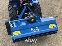 New Maple Machinery Heavy Duty Compact Tractor Flail Mower, Solis, Kubota, Iseki