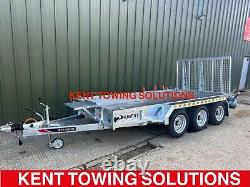 New Nugent Heavy Duty Plant P3718T Trailer 12'3 x 6'1 + Ramp Tailgate 3500KG