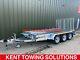 New Nugent Heavy Duty Plant P3718t Trailer 12'3 X 6'1 + Ramp Tailgate 3500kg