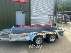 New Nugent P3116H Plant Trailer 10ft3 x 5ft3 Ramp Tailgate 3500KG Heavy Duty