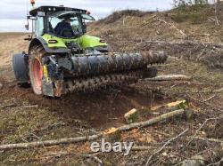 New Valentini Sioux 2m Heavy Duty Forestry Mulcher with Hydraulic Pusher Bar