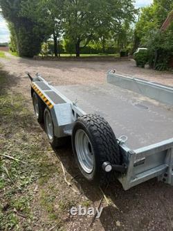 Nugent P3118H Plant Trailer 10ft3 x 6ft1 Ramp 3500KG Heavy Duty IFOR Williams