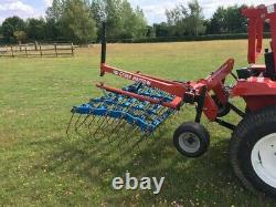 Opico Grass Harrow 2 metres mounted heavy duty for compact tractor, non folding
