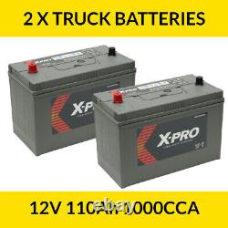 Pair 12V 1000A, 643 644 663 664 Heavy Duty Commercial Battery Tractor Lorry 4x4