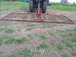 Parmiter tractor 3pl mounted 16ft hydraulic folding chain harrows