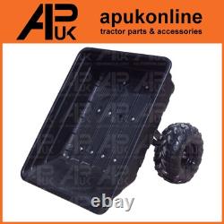 Plastic ATV Tipping Trailer 700kg Capacity for Stable Yard Muck Compost Gravel