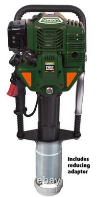 Portek Petrol Mini Post Driver 32.7cc Compact Power for Heavy-Duty Fencing