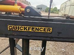 Post Knocker (Bryce Suma) & Quickfencer combination Tractor mounted