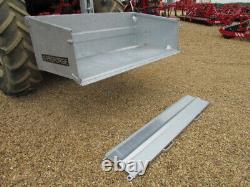 Proforge Galvanised Tipping Transport Box Heavy Duty With Scraper Blade In