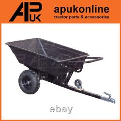 Quad ATV Utility Tipping Ride On Mower Off Road Trailer Garden Poly Dump Cart