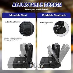 Quality Black Universal Suspension Seat FORKLIFT/DUMPER/MOWER Heavy Duty PVC