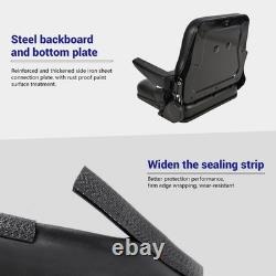 Quality Black Universal Suspension Seat FORKLIFT/DUMPER/MOWER Heavy Duty PVC