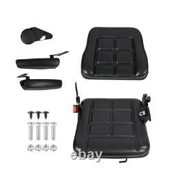 Quality Black Universal Suspension Seat FORKLIFT/DUMPER/MOWER Heavy Duty PVC