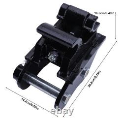 Quick Hitch Bucket Coupler Attachment for Mini Excavator 25mm Pin Heavy Duty