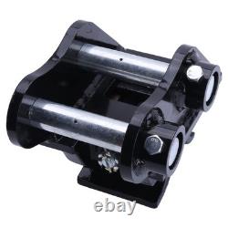 Quick Hitch Bucket Coupler Attachment for Mini Excavator 25mm Pin Heavy Duty