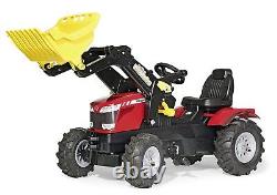 Rolly Toys Massey Ferguson 8650 Pedal Tractor, Loader & Pneumatic (Rubber) Tyres