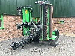 Ryetec 5 metre Heavy Duty tractor Flail Gang Mower for parkland & sports fields