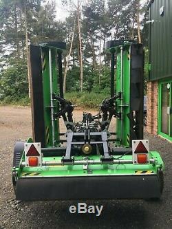 Ryetec 5 metre Heavy Duty tractor Flail Gang Mower for parkland & sports fields