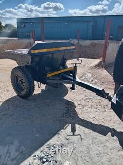Self Tipping Dump Trailer Heavy Duty Landrover Wheels Tractor
