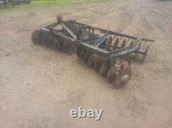 Harrows Set of tractor 3pl mounted ransomes 9ft mounted disc harrows cultivator 