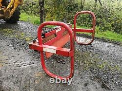 Silage bale handler squeeze Bale grab. Square bale handler