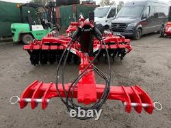 Speed-Disc Harrow Cultivator 3.0m, Tyres Roller, Heavy duty, NEW