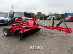 Speed-Disc Harrow Cultivator 3.0m, Tyres Roller, Heavy duty, NEW