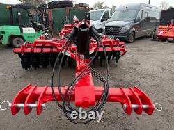 Speed-Disc Harrow Cultivator 3.0m, Tyres Roller, Heavy duty, NEW