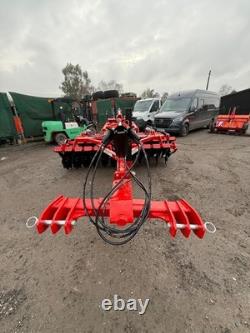 Speed-Disc Harrow Cultivator 3.0m, Tyres Roller, Heavy duty, NEW