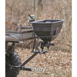 Spreader Seeder Fertilizer Heavy Duty ATV UTV Utility Tractor 125 Lb. Capacity