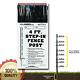 Step In Electric Fence Post Fi Shock A-48b 4' Black 50 Posts Included Heavy Duty