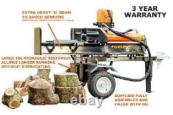 Super Heavy Duty 37 Ton Hydraulic Log Splitter