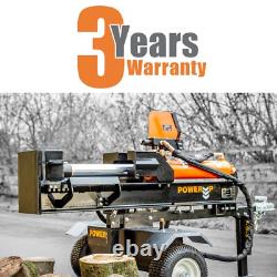 Super Heavy Duty 37 Ton Hydraulic Log Splitter, 3 Year Warranty UK Delivery