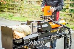 Super Heavy Duty 37 Ton Hydraulic Log Splitter, 3 Year Warranty UK Delivery