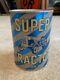 Super Tractor Motor Oil Can Heavy Duty Hd Ford Quart Military Advertising