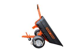 TUFF TOW TOW BEHING TARILER wTRACTOR TYRES & TOW BALL CONNECTOR & WHEELBARROW