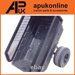 Tipping Quad Trailer with Mesh Sides for ATV Garden Waste Soil or Manure