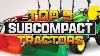 Top 5 Subcompact Tractors 2024