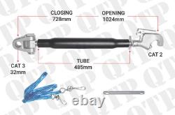 Top Link Knuckle Cat 3 / 2 Hook 485mm Heavy Duty