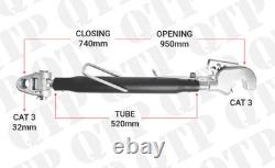 Top Link Knuckle Cat 3 / 3 Hook 520mm Heavy Duty