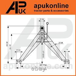 Tractor A Frame Cat 1 Quick Release Hitch System 1200Kg 1.2T Ton Rear Linkage