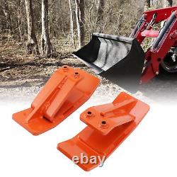 Tractor Bucket Guard Heavy Duty L-Shape Handle Steel Ski Guard For