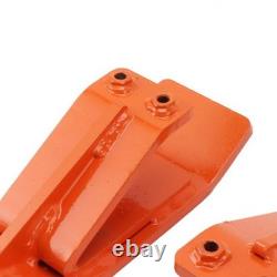 Tractor Bucket Protector 2pcs Heavy Duty Steel Ski Edge Protector With Double