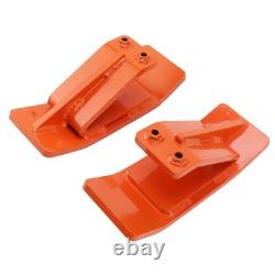 Tractor Bucket Protector 2pcs Heavy Duty Steel Ski Edge Protector With Double