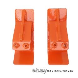 Tractor Bucket Protector 2pcs Heavy Duty Steel Ski Edge Protector With Double