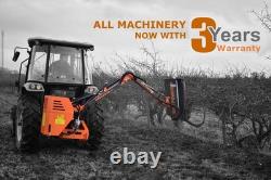 Tractor PTO flail mower hedge cutter sickle bar remote