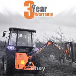 Tractor PTO flail mower hedge cutter sickle bar remote