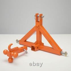Tractor Tow Hitch Support Frame Heavy-Duty Ball Mount Sturdy for Farms, Orchards