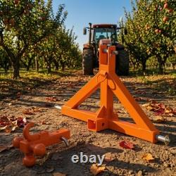 Tractor Tow Hitch Support Frame Heavy-Duty Ball Mount Sturdy for Farms, Orchards